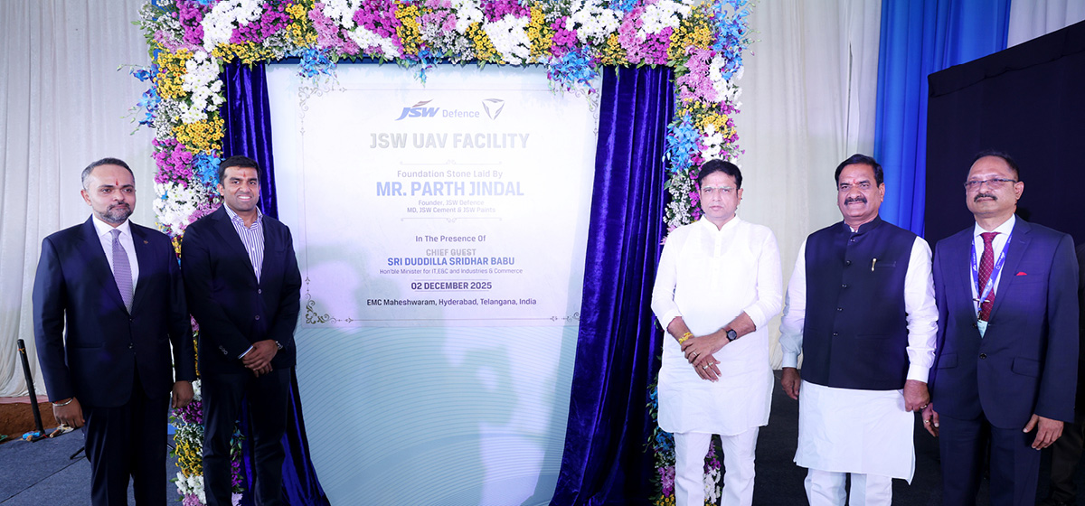 JSW Defence Commences Construction of Next-Gen UAS Facility in Hyderabad
